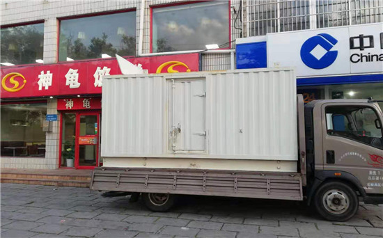 宜黄出租发电机施工案例